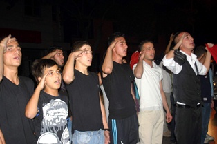 Terör olayları protesto edildi