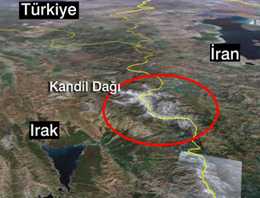 Türk jetleri Kandil'e bomba yağdırdı