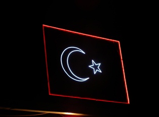 Akşehir'de dev Türk Bayrağı