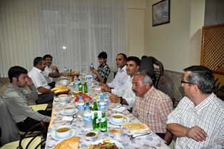 Seydişehir'de, basın mensuplarına iftar