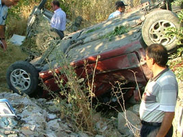 Trafik kazası: 2 yaralı