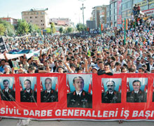 BDP Erdoğan'a general kıyafeti giydirdi