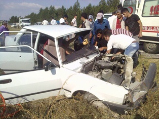 Trafik canavarı bayram dinlemedi