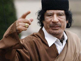Kaddafi, Suriye'den meydan okudu