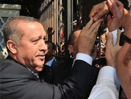 Kahire'de Erdoğan'a sevgi gösterisi!