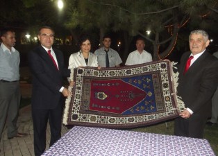 Karapınar Kaymakamı Beyazyıldız'a veda yemeği