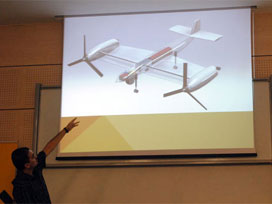 Mühendis adayları yerli 'Heron' tasarladı