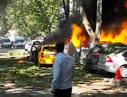 Ankara Kızılay'da büyük patlama!