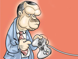Gırgır, Erdoğan'a play station oynattı!