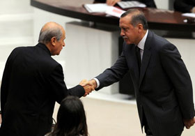 Erdoğan, Bahçeli'ye de 'Helal' etti