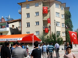 Şehidin baba evinde yas var