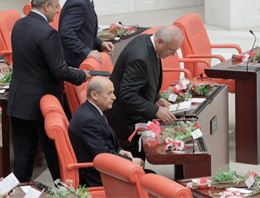 BDP'lilere en büyük saygı Bahçeli'den