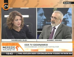 Canlı yayında Ahmet Hakan'a salladı