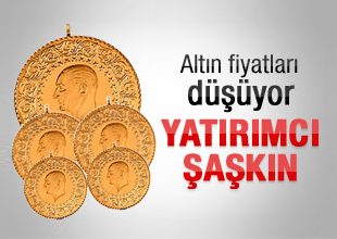 Altın fiyatları yatırımcısını üzdü