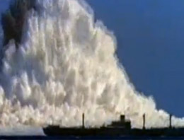 Denizin altında bir patlama olursa...