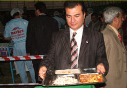 Çadırda hüzünlü veda