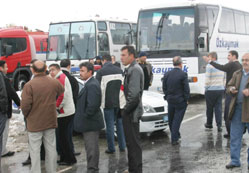Duble yol ikinci kez çöktü