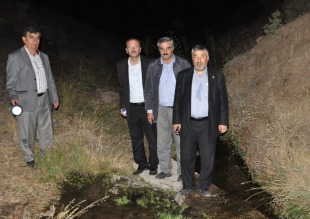Başkan'dan gece mesaisi