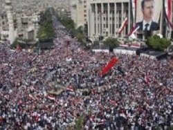 Şam'da Türkiye karşıtı miting