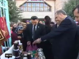 Erdoğan alışverişe çıktı