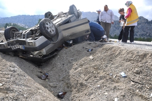 Seydişehir'de trafik kazası: 2 yaralı