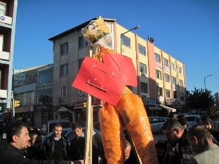 Ereğli esnafından pkk protestosu