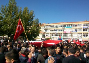 İlçelerden teröre tepki!