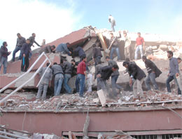 Depremin merkez üssünde mucize