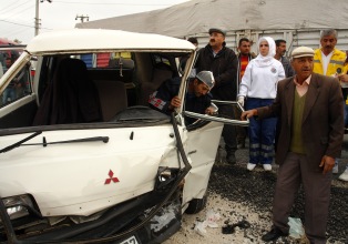 Ereğli'de trafik kazası: 1 yaralı
