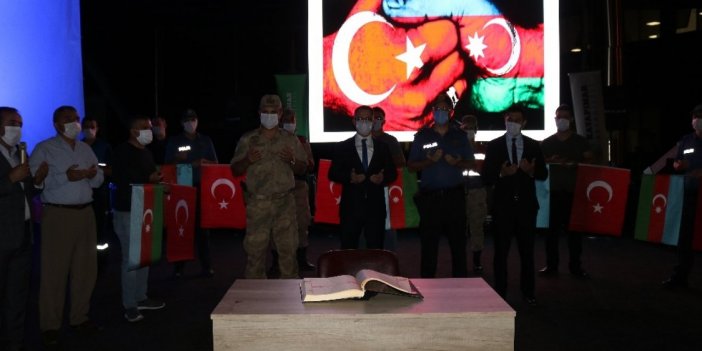 Diyarbakır’da Azerbaycan’ın zaferi için Kur’anı Kerim okundu, dua edildi