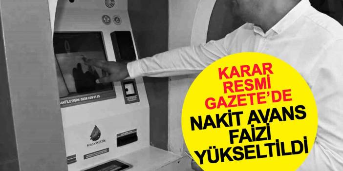 Kredi Kartı Nakit Avans Faizi Yüzde 5'e Çıktı!