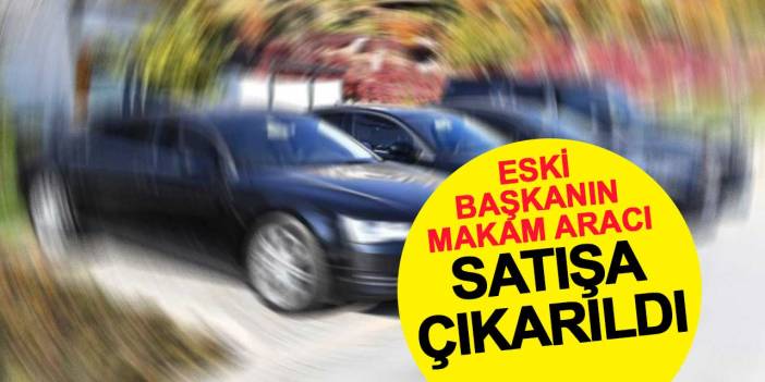 Cihanbeyli Belediyesi Lüks Makam Aracını Satılığa Çıkardı!