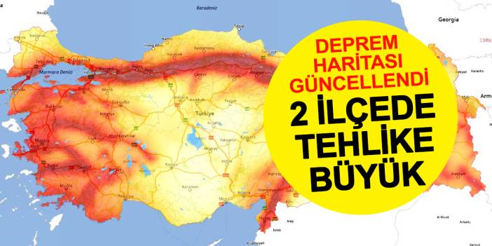 AFAD haritayı güncelledi: Konya’nın 2 ilçesi yüksek deprem riski altında!