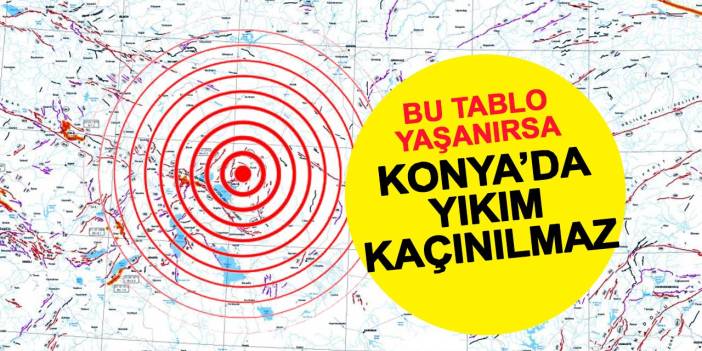 Fayın Ucu Konya'ya Çıkıyor Uzmanı 7 Büyüklüğünde Deprem Bekliyor
