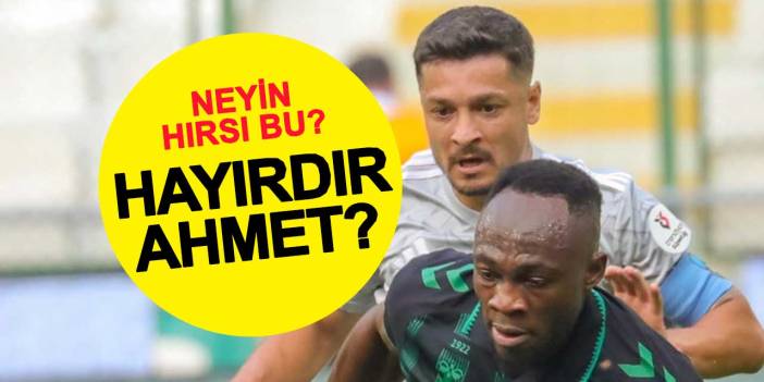 Ahmet Oğuz Konya'ya hırslanmış