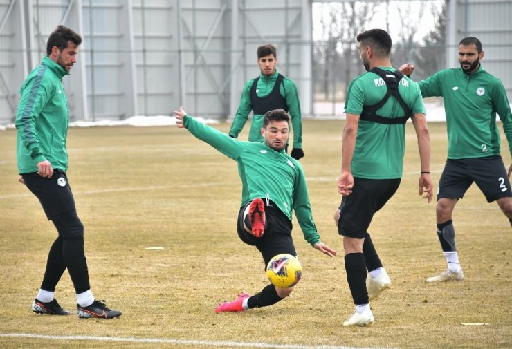 Konyaspor, Kayserispor maçı hazırlıklarını sürdürüyor