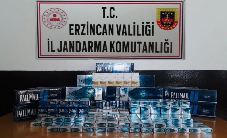 Erzincan’da gümrük kaçağı mallar ele geçirildi