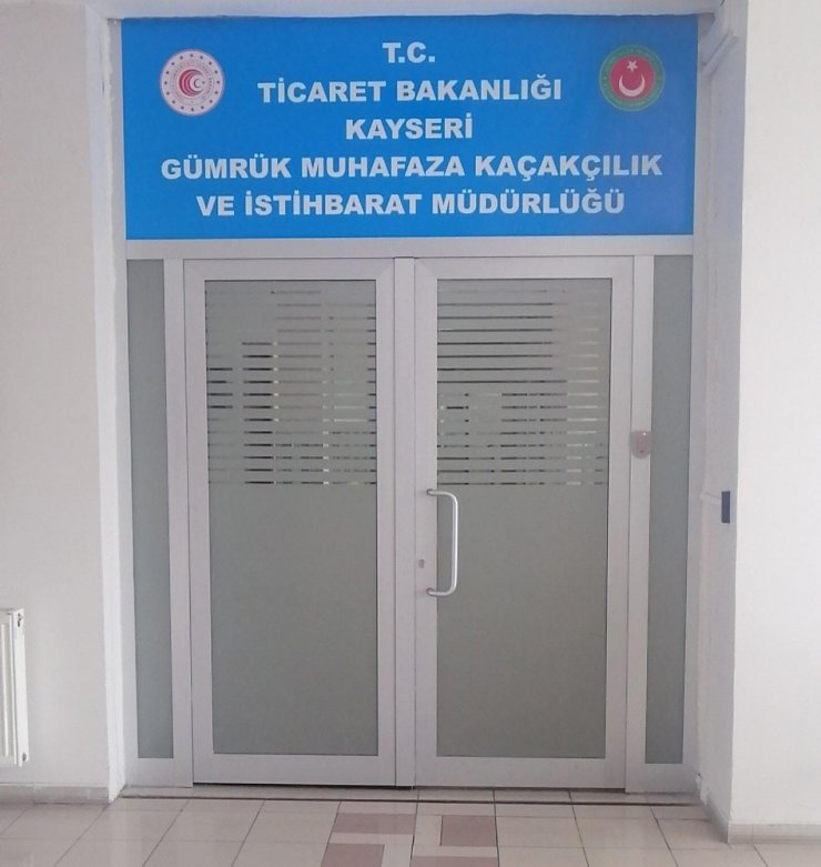 Kayseri Gümrük Muhafaza’dan dev operasyon