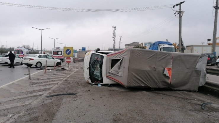 Gebze’de zincirleme trafik kazası: 4 yaralı