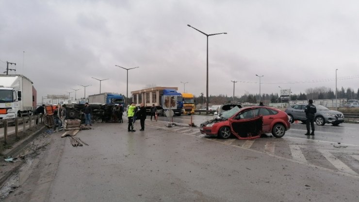 Gebze’de zincirleme trafik kazası: 4 yaralı