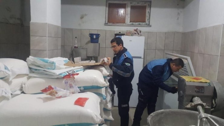 Zabıtadan fırınlara gece baskını