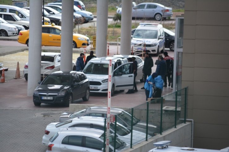 Hastaneden firar etti yakalandı