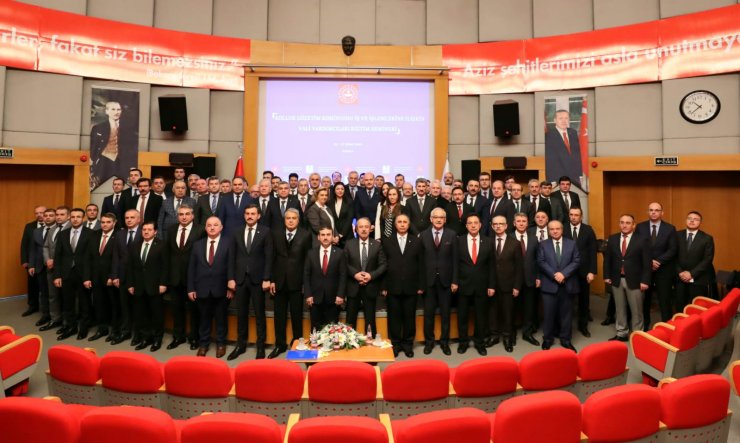 Bakan Soylu, 81 ilin vali yardımcılarıyla bir araya geldi