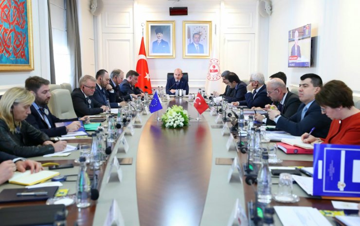 Bakan Soylu, Avrupa Parlamentosu Dış İlişkiler Komisyonu heyetini kabul etti