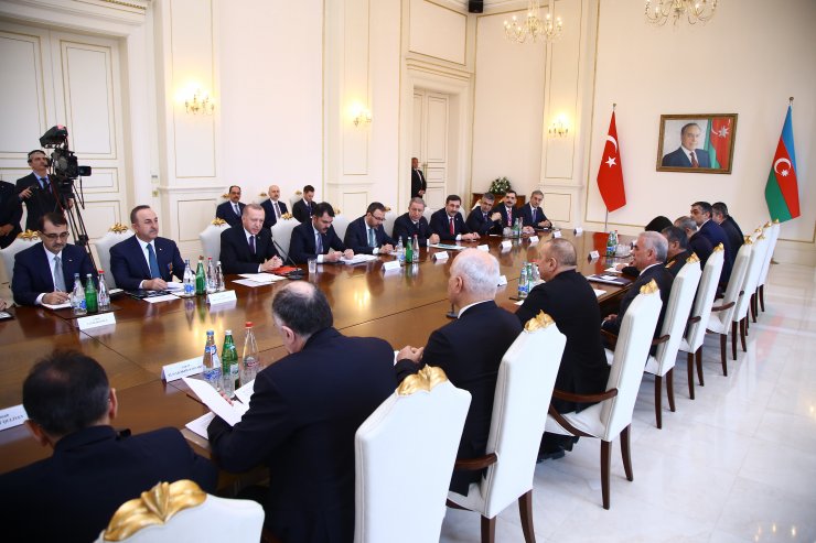 Türkiye-Azerbaycan Yüksek Düzeyli Stratejik İşbirliği Konseyi Toplantısı başladı