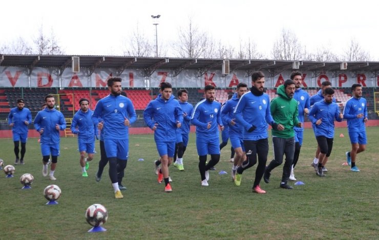 Karaköprü Belediyespor Tokatspor maçına hazırlanıyor