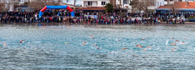 Yüzme tutkunları 14. Datça Kış Yüzme Maratonunda yarışacak