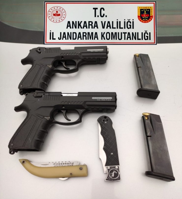 Jandarma kontrolünde yakalandılar