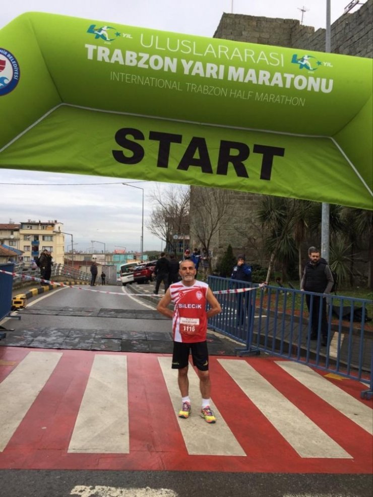 Bilecikli maratoncu Rıza Yıldırım’dan bir kupa daha