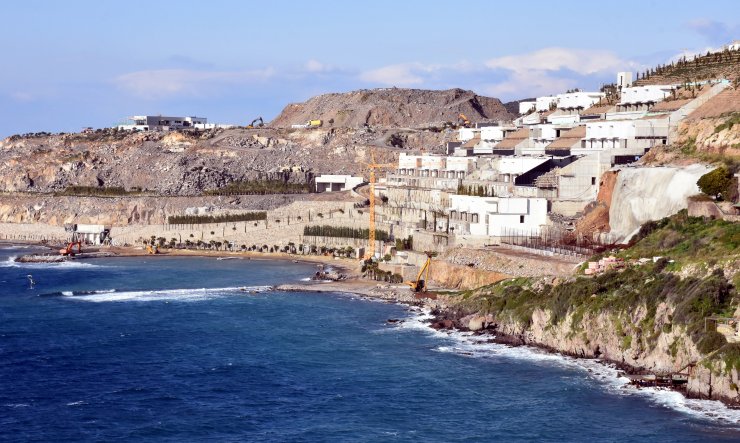 Bodrum'da "kaçak yapı" ile mücadele hassasiyeti fotoğraflandı